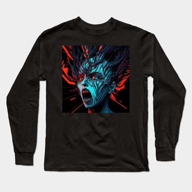 Cyber nightmare Long Sleeve T-Shirt by Newtaste-Store